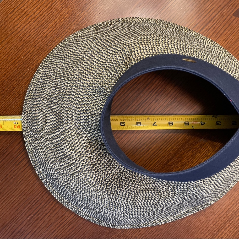 Scala Navy and Gray Women's Sun Visor - Picture 4 of 7